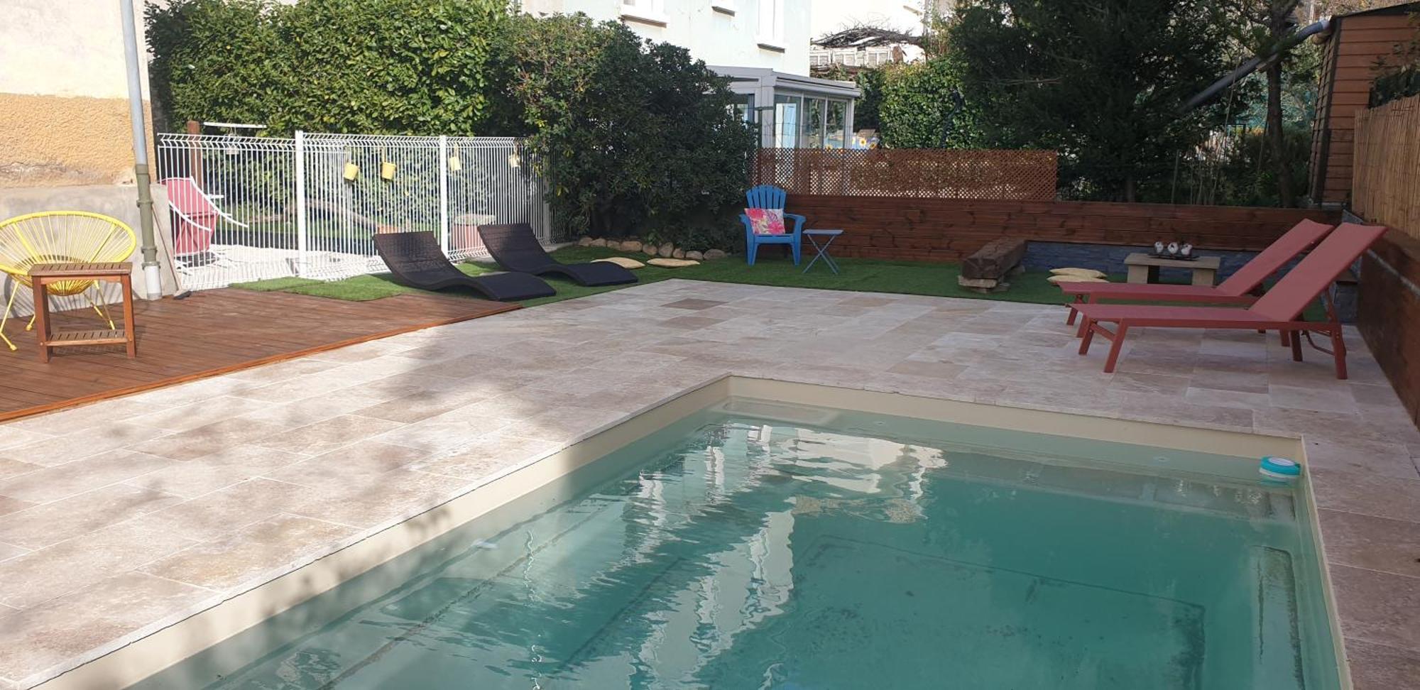 Charmant T3 Avec Piscine Digne-les-Bains Buitenkant foto